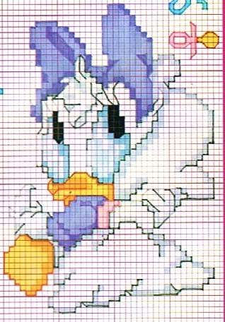 Schema punto croce Paperina (2)